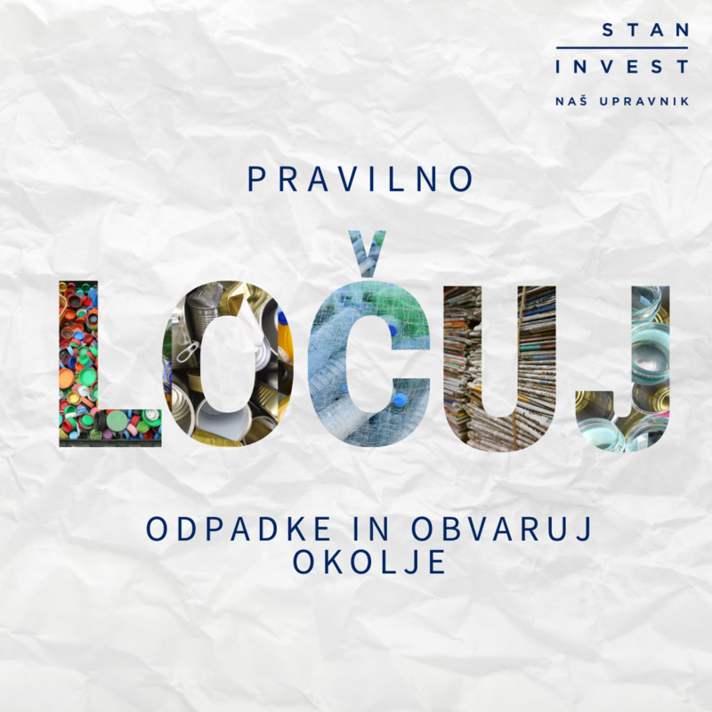 Pomoč pri pravilnem ločevanju odpadkov