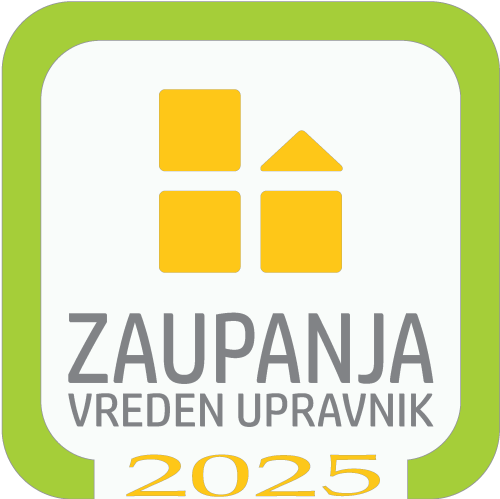Prejeli smo certifikat Zaupanja vreden upravnik!
