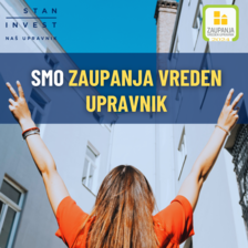Pridobili smo certifikat Zaupanja vreden upravnik 2024