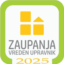 Prejeli smo certifikat Zaupanja vreden upravnik!